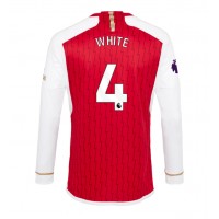 Arsenal Benjamin White #4 Domaci Dres 2023-24 Dugi Rukav